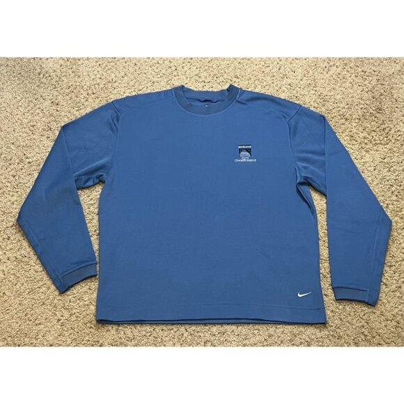Nike Golf Spokane City Championship Light Blue Crewneck Sweatshirt Size L EUC - Picture 1 of 7